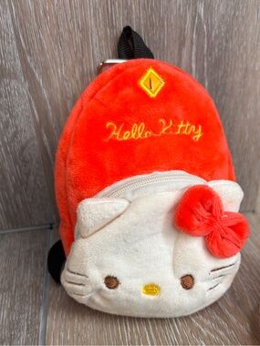 Hello Kitty Plush Mini Backpack • Sanrio Kawaii Character Bag • Cute Soft Bag